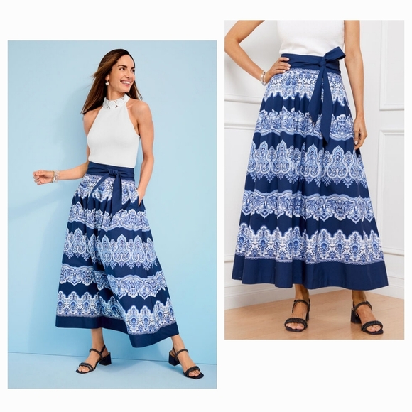 The Piper Pleated Patio Skirt - Decorative Medallion‎ - Picture 1 of 2